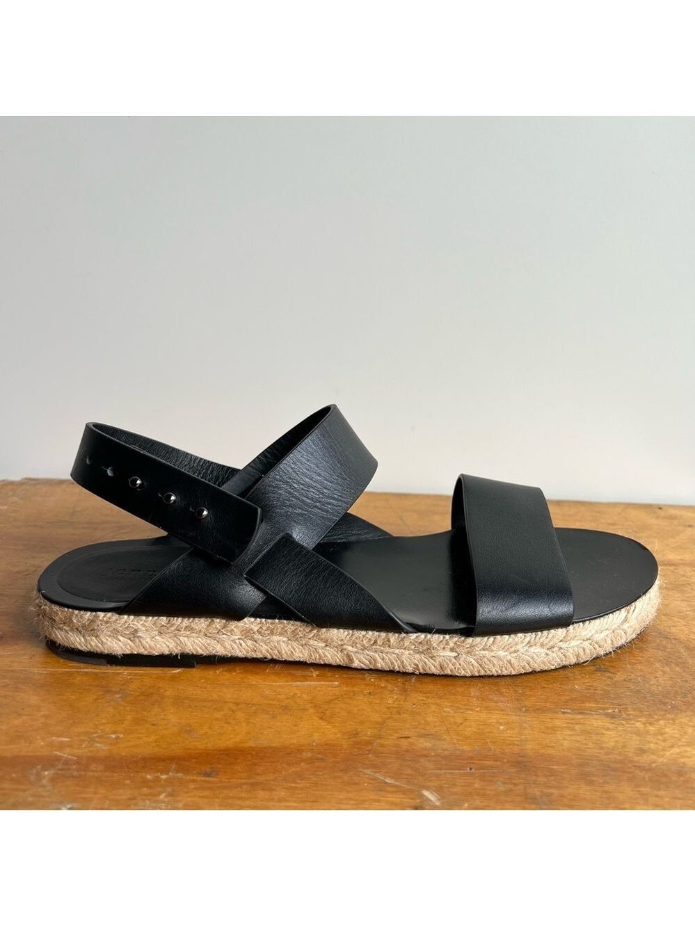 Jenni Kayne Black Leather Sandals
